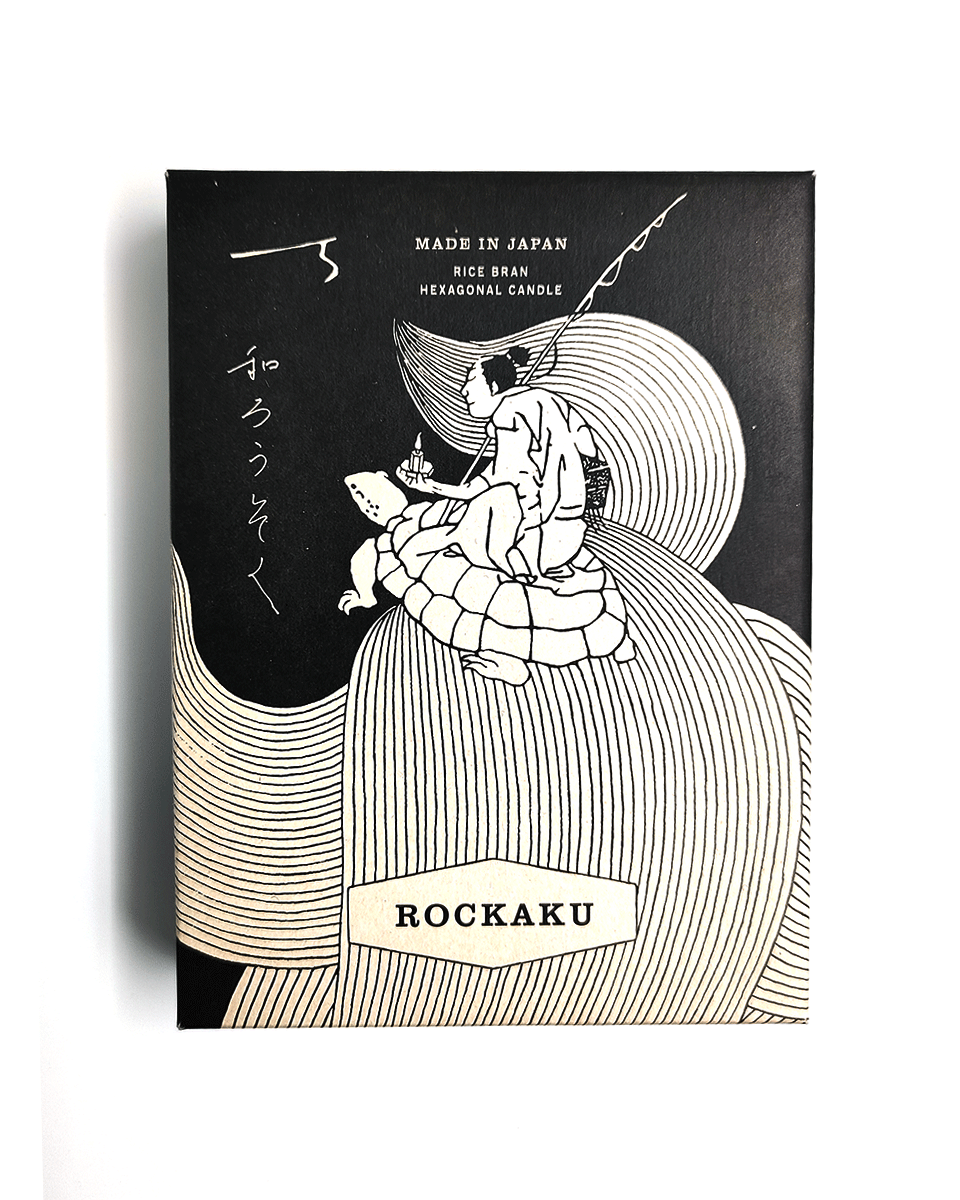 Daiyo Reiskleiewachskerze ROKKAKU [Sechseck]